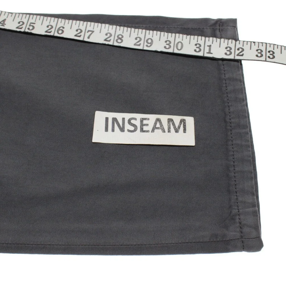 Isaia NWT 5 Pocket Jean Cut Pants Size 52 (US 36) Regular Gray Cotton & Cashmere